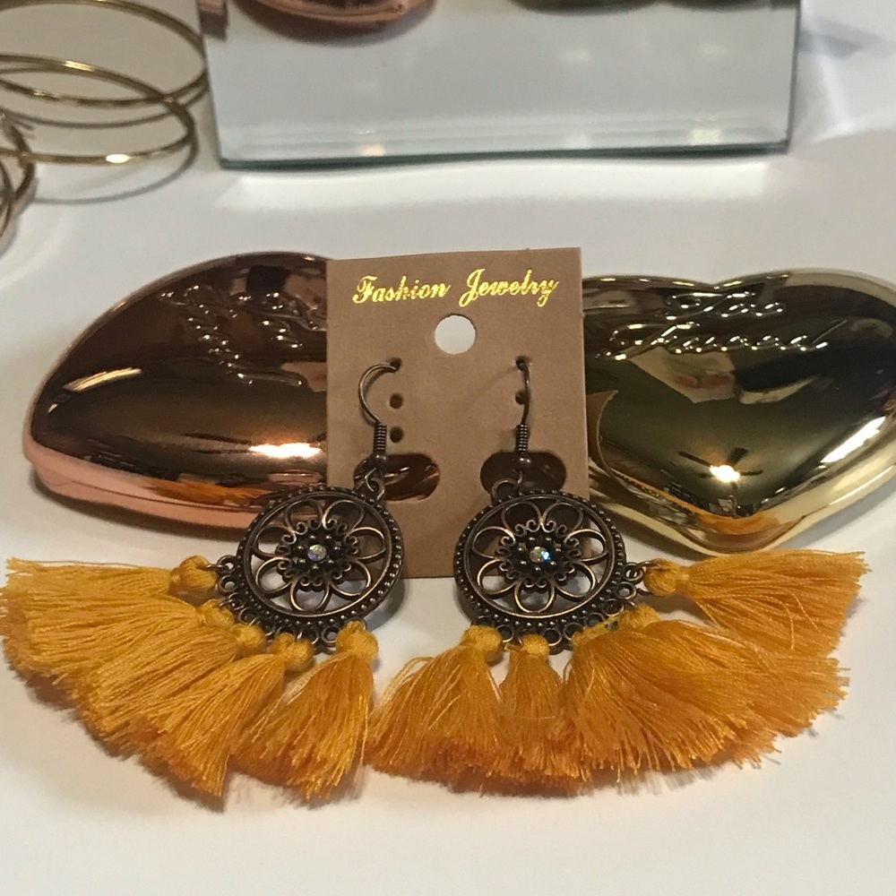 Fashion earrings fringe